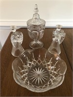 Vintage Assortment of Pressed Glass