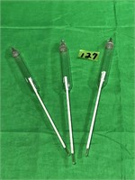 3 Vintage Dairy Thermometers