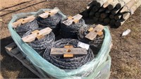 6 Rolls of Barbed Wire