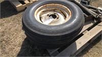 2 - 6.70-15 Tires on 4 Hole Rims