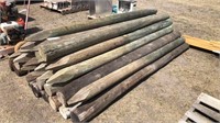 31 - 5" - 7" x 8' Posts