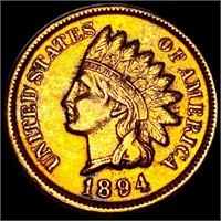 1894 Indian Head Penny CLOSELY UNC