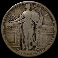 1917 TY1 Standing Liberty Quarter NICELY CIRC