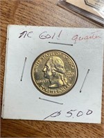 North Carolina Gold Quarter Coin