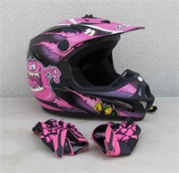 GMAX Youth S Helmet & Gloves