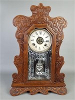 Antique Ansonia Gingerbread Mantle Clock