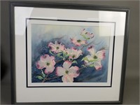 Marjorie Dezell "Pink Dogwood" Original Watercolor