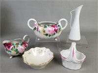 5 Piece Lot  Assorted China Including Lenox