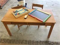 Maple Kid's Table and chairs