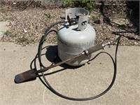 Propane Tank with Torch