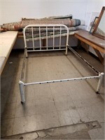 Antique Metal Twin Bed - very old