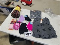 NEW clothes, blanket, shirts - $21.99 each retail