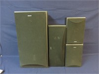 Set of 4 Sony Surround Sound Speakers