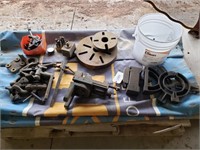 Assorted Metal Lathe Parts & Bits