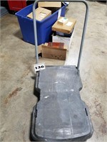 4 wheel warehouse cart