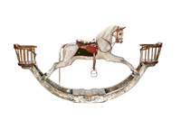 REPLICA FH AYRES ROCKING HORSE WITH CHAIRS