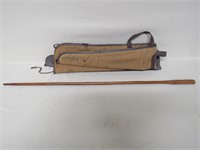 2 Gun Cases Wood Cleaning Rod