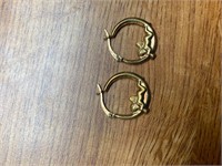 Gold Angel Earring Weight 1.4