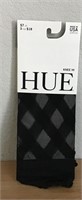 NWT HUE BLACK LATTICE KNEE HI  O/S  $7