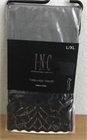 NWT INC BLACK THIGH HIGH TIGHTS L/XL $15