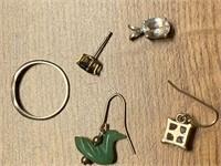 Misc. Costume Jewelry pieces Weight 11.5