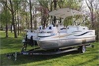 2007 20' Landau Ltd. Pontoon Boat