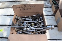 Assorted ratchets and sockets