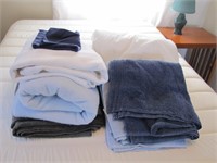 Blankets, towels, mattress pad