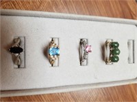 Colored Stone Rings