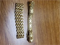 2 Gold Look Bracelets