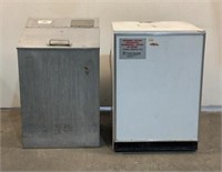 Refrigerator And Aluminum Waste Bin