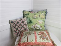 Group of Custommade Pillows