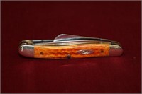Case XX 6318 SS 3 Blade Pocket Knife Orange