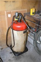 Lincoln Upright Portable Oil Drum with Pump