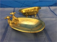 Brass Soap Dishes 2 Tub Style Soap dishes