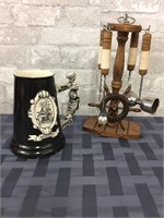 Nautical Bar Ware, Stein & Mixing Set