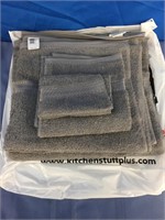 New Hudson's Bay  Togo Towels Grey 4 pcs