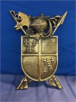 Brass Colored Coat of Arms