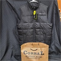 "Ariat" Sleeveless Insulated Vest Black