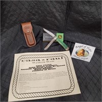 Case & Sons Leather Sheath/ JD Embellished Trapper