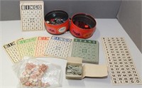 Vintage bingo game