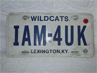 Kentucky Wildcats Car Tag