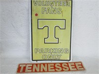 2 Tennessee Metal Signs