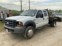 2006 Ford 550 Crew Cab Flatbed Truck