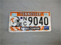 Tennessee National Championship Car Tag