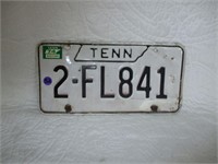 Antique Tennessee Car Tag