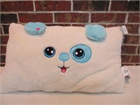 Comfort Bay Kids Dog Face Pillow - NEW