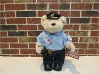 Policeman Electronic Singing Teddy Bear 20" Tall