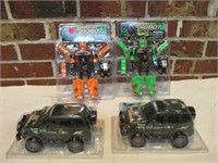 2 Toy Robots & 2 Toy SUV's - NEW