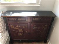 Vintage Oriental Themed Cabinet